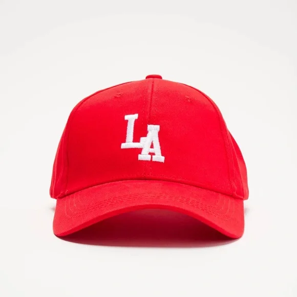 LA Representing Baseball Hat - Red - Picture 1 of 2